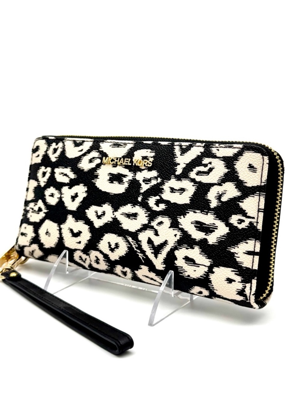 Michael Kors Large Continental Wallet - Black Multi